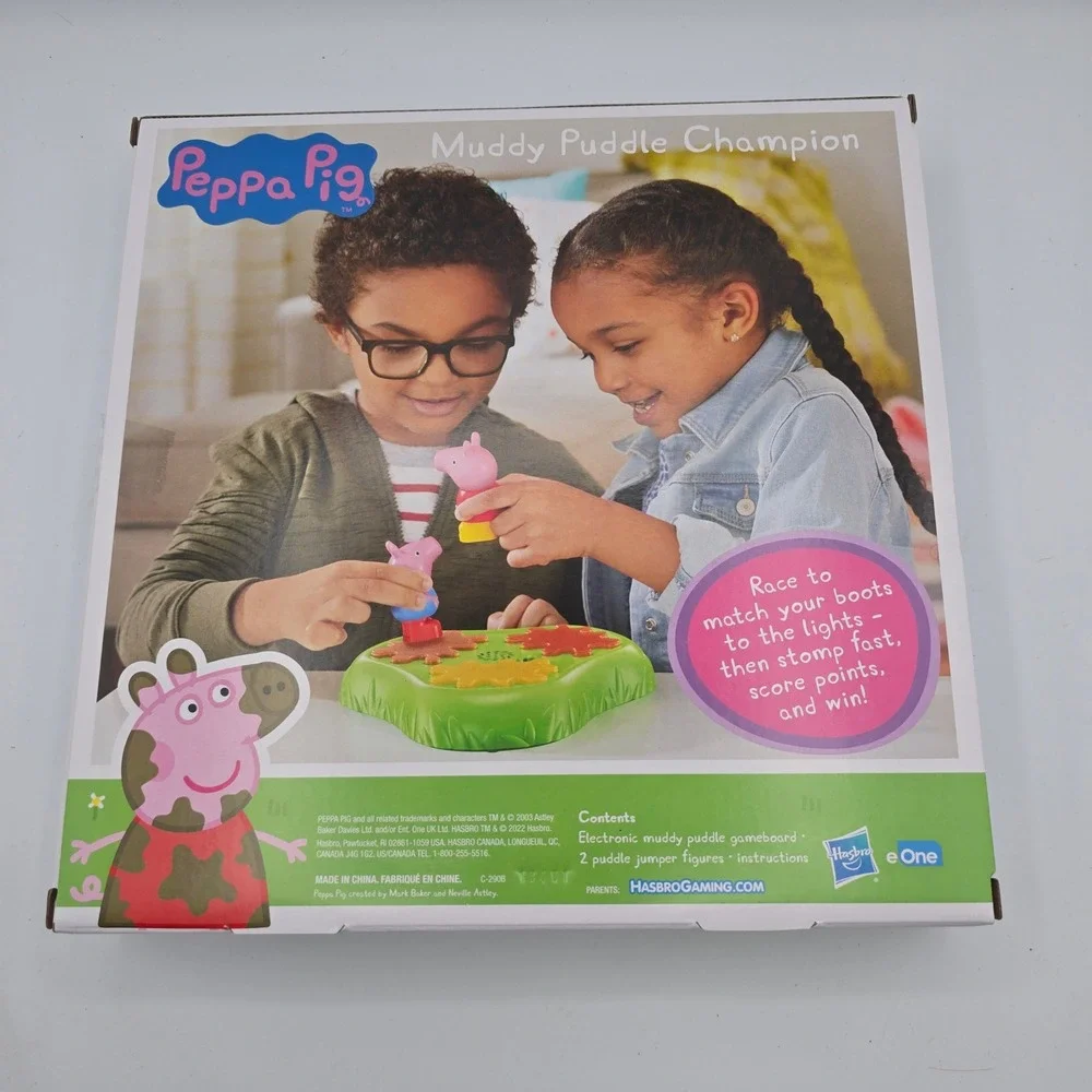 Peppa Pig Muddy Puddle Champion Electronic Game Hasbro Game Preschool Toy